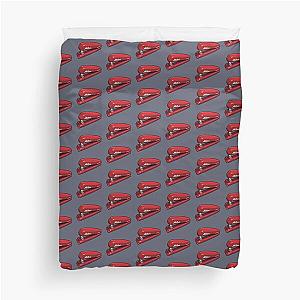 Milton's Red Stapler Inspired by Office Space Duvet Cover