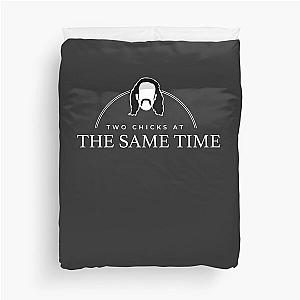 Two Chicks at a Time Office Space Duvet Cover