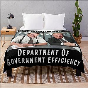 DOGE Meme Office Throw Blanket