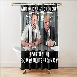 Doge Meme Office Shower Curtain