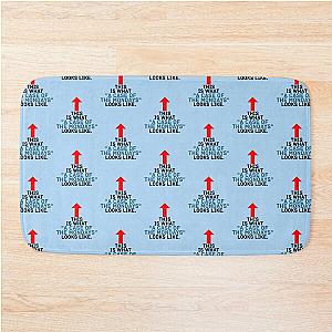 This face is what A Case of the Mondays looks like. Office Space Bath Mat