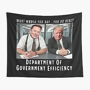 Doge Meme Office Space Tapestry