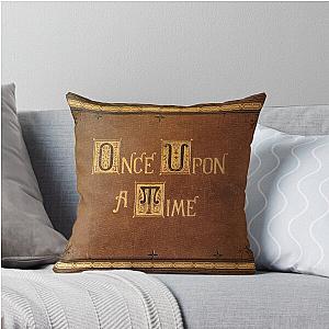 Once Upon A Time Large Cover Throw Pillow
