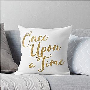 Golden Throw Pillow