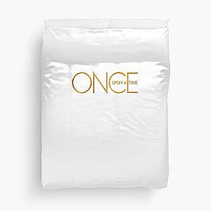 Once Upon A Time - Logo Fitted T Shirt Duvet Cover