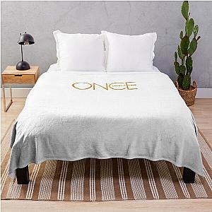 Once Upon a Time Logo Fitted T-Shirt Throw Blanket