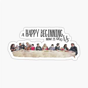 Once Upon a Time Happy Beginning Dinner Sticker