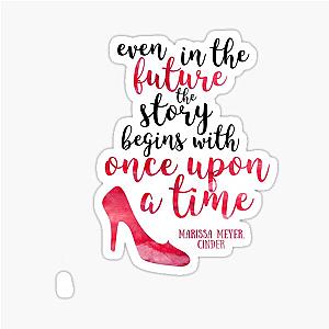 Cinder in The Lunar Chronicles Once Upon a Time Sticker