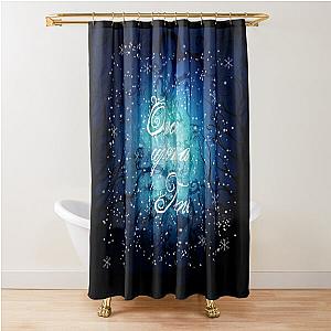 Once Upon a Time Winter Snow Forest Shower Curtain