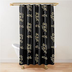 Once Upon A Time Gold Shower Curtain