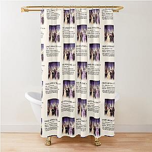 Once upon a Minimalist Shower Curtain