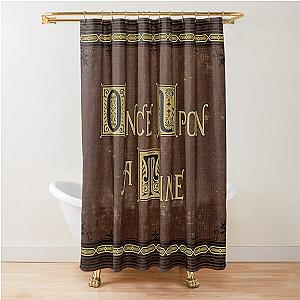 Once Upon a Time Book Poster Shower Curtain