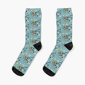 Once Upon a Time Character Symbols Icons Socks