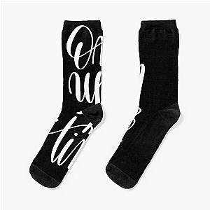 Once Upon a Time Positive Quote Socks