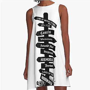 The Lands of Once a Time A Line Dress