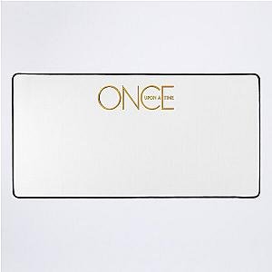 Once Upon A Time logo Fitted T Shirt Desk Mat