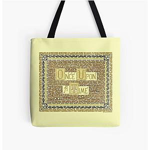 Wisdom Once Upon A Time All Over Print Tote Bag