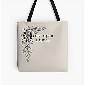 Once Upon A Time over print tote bag