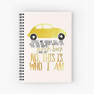 Once Upon a Time This Is Who I Am Quote Notebook