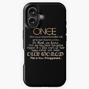 Once Upon a Time iPhone Gold Tough Case