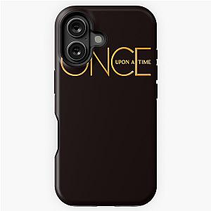 Once Upon A Time logo Fitted T-Shirt iPhone Case
