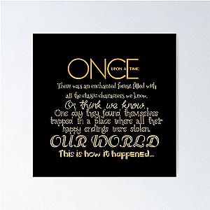 Once Upon a Time Gold Poster
