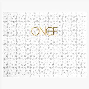 Once Upon a Time logo Fitted T-Shirt Puzzle