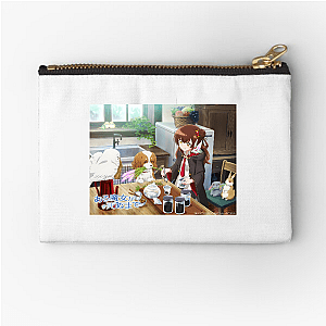 Black Flame Bloom Once Upon A Witchs Death Zipper Pouches