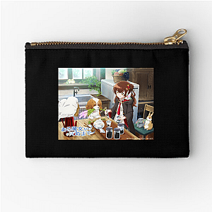 Black Flame Bloom Once Upon A Witchs Death Zipper Pouches