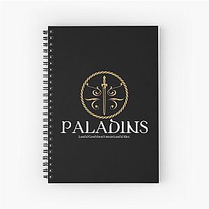 Paladin Tabletop RPG Spiral Notebook