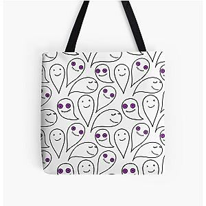 Cute Poltergeist Overprint Tote Bag