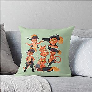 Puss in Boots The Wish Throw Pillow