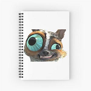 Funny Perrito Austral cute boot in spiral notebook