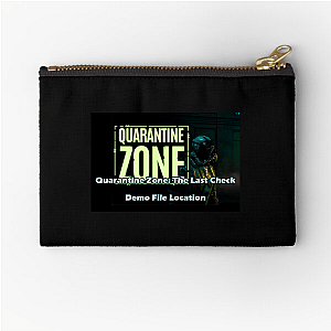 Last Clean Zone – Quarantine Zone Quarantine Zone The Last Check Zipper Pouches