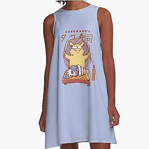 Gourmand's Takoyaki Rain World A-Line Dress