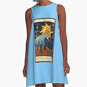 Migration Tarot Rain World A Line Dress