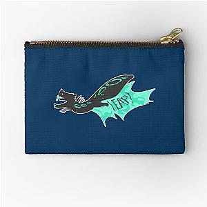 Cyan Lizard Rain World Zipper Pouch