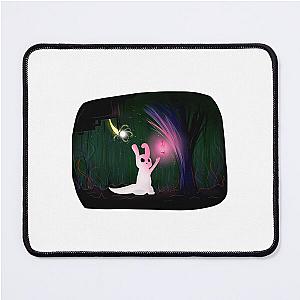 Glowing Slugcat Rain Mouse Pad