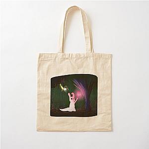Glowing Slugcat Rain World Cotton Tote Bag