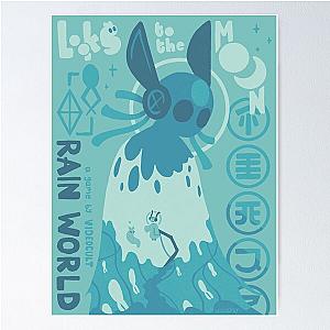 Looks to the Moon Rain World Poster