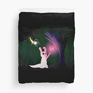 Glowing Slugcat Rain World Duvet Cover