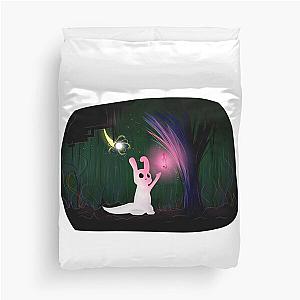 Glowing Slugcat in Rain World Duvet Cover