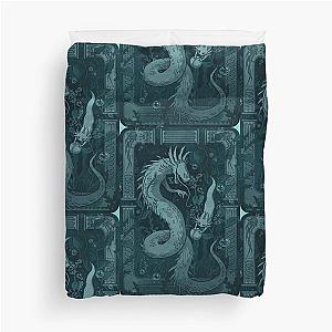 Through Flooded Gates - Rain World Duvet Cover