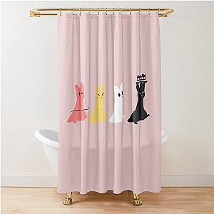 Everyone walks in the Rain Shower Curtain