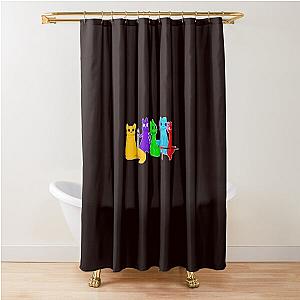 Rain World Characters Shower Curtain