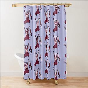 The Artificer Rain World Slugcat Masked Shower Curtain