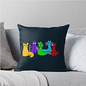Rain World Characters Throw Pillow