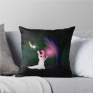 Glowing Slugcat  Rain World Pillow