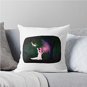 Glowing Slugcat Rain World Throw Pillow