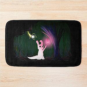 Glowing Slug Cat Rain World Bath Mat